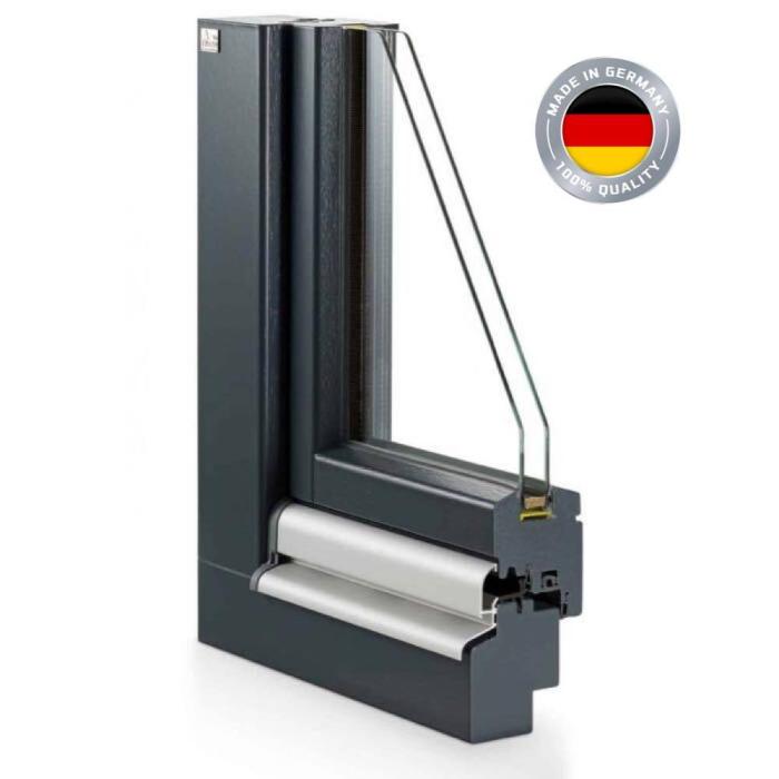 Ein Profil von einem Holzfenster von Fensterbau Hartmann.